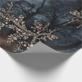 Midnight Diamond Glamour Geschenkpapier (Ecke)