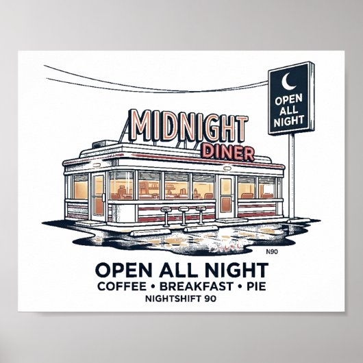 Midnight Diner Open All Night NIGHTSHIFT 90 Poster (Vorne)