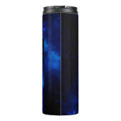 Midnight Dragon Minimalist Initials Back to School Thermosbecher (Rückseite)