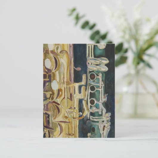 Midnight Duet Postkarte (Stehend Vorderseite)