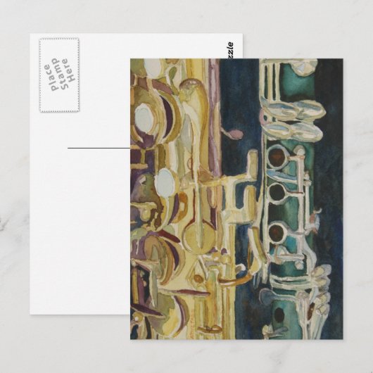 Midnight Duet Postkarte (Vorne/Hinten)