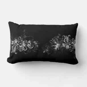Midnight Eleganz Silber Akzent Kissen