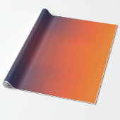 Midnight Ember Gradient Geschenkpapier (Ungerollt)