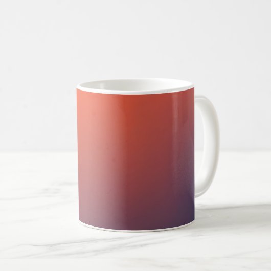 Midnight Ember Gradient Kaffeetasse (VorderseiteRechts)