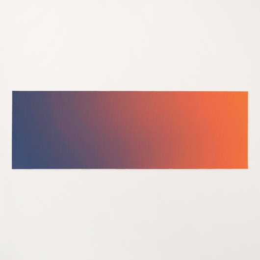 Midnight Ember Gradient Yogamatte (Vorderseite (Horizontal))