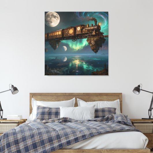 Midnight Express Through the Celestial Realms Leinwanddruck (Insitu (Schlafzimmer))