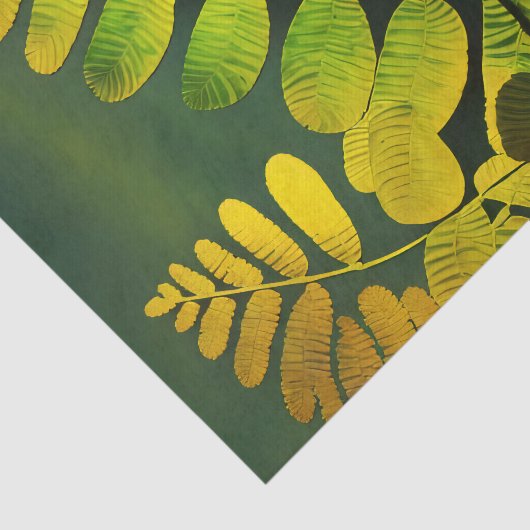 MIDNIGHT FERN-DEcoupage Seidenpapier (Ausschnitt)