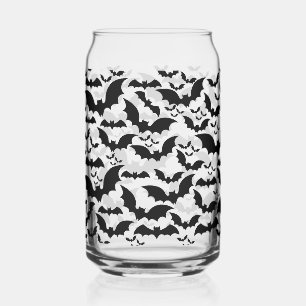 Midnight Fledermausschwarm Klare Glasdose – Schwar Dosenglas