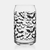 Midnight Fledermausschwarm Klare Glasdose – Schwar Dosenglas (Rechts)