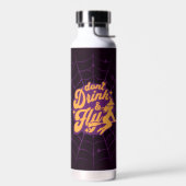 Midnight Flight: A Spooky Retro Trinkflasche (Links)