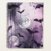 Midnight Flight Gothic Planner | Velvet Chaos Cove Planer (Vorderseite)