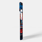 Midnight Floral Peace Symbol Phone Case (Rückseite / Links)