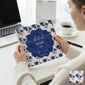 Midnight Flowers Notizblock