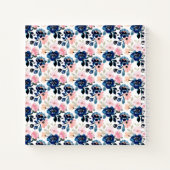 Midnight Flowers Notizblock (Rückseite)