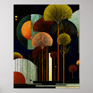 Midnight Forest #11 - 4x5 Digital-Download Poster