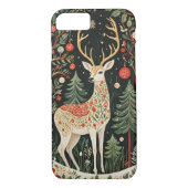 Midnight Forest Christmas Deer Case-Mate iPhone Hülle (Rückseite)