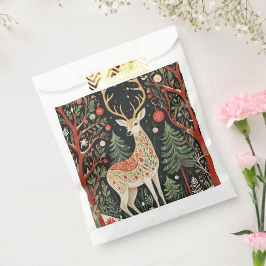 Midnight Forest Christmas Deer Geschenktütchen (Versiegelt)