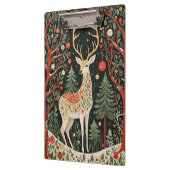 Midnight Forest Christmas Deer Klemmbrett (Links)