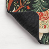 Midnight Forest Christmas Deer Mousepad (Ecke)
