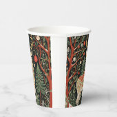 Midnight Forest Christmas Deer Pappbecher (Rechts)