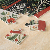 Midnight Forest Christmas Deer Puzzle (Seite)