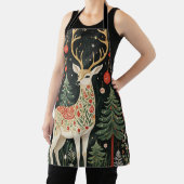 Midnight Forest Christmas Deer Schürze (InSitu)