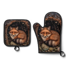 Midnight Fox Ornament