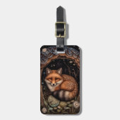 Midnight Fox Wallet Case Gepäckanhänger (Vorderseite vertikal)