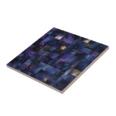 Midnight Galaxy Stars Mosaic Fliese (Seite)