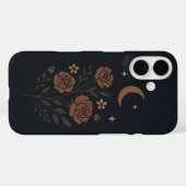 Midnight Garden  Aesthetic Dark Floral Design Case (Rückseite (Horizontal))