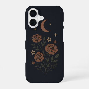 Midnight Garden Aesthetic Dark Floral Design Case iPhone 16 Hülle