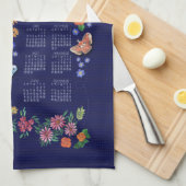Midnight Garden Calendar Handtuch (Viertel Falte)