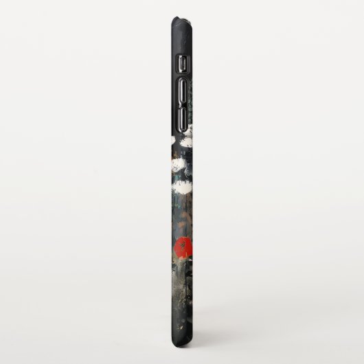 Midnight Garden Floral Mobile Case iPhone Hülle (Linke Seite)