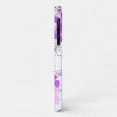 Midnight Garden Hawaiian Hibiskus Floral Violet Case-Mate iPhone Hülle (Hinten/Links)