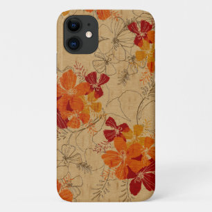 Midnight Garden Hawaiian Red Imitats Wood Case-Mate iPhone Hülle