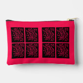 Midnight Garden Line Raspberry Bloom Zubehörtasche (Rückseite)