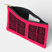 Midnight Garden Line Raspberry Bloom Zubehörtasche (Offen)