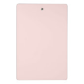 Midnight Garden Line Soft Pink Mini Klemmbrett (Rückseite)