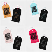 Midnight Garden Line Turquoise Mist Geschenkanhänger