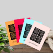 Midnight Garden Line Turquoise Mist Karte