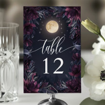 Midnight Garden Moon Wedding