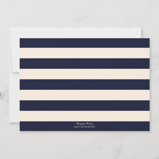 Midnight Garden Wedding Save the Date (Rückseite)