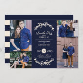 Midnight Garden Wedding Save the Date (Vorne/Hinten)