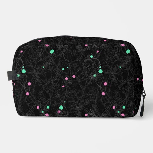 Midnight-Garten-Kosmetiktasche Waschbeutel (Vorderseite)