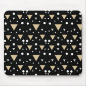 Midnight Geometry Luxe Krawatte Mousepad (Vorne)
