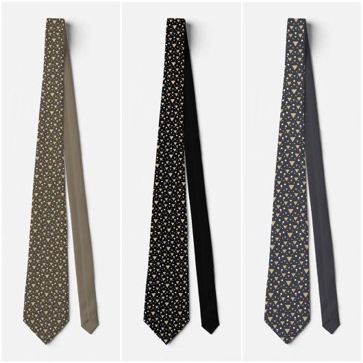 Midnight Geometry Luxe Tie Krawatte