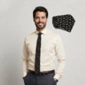 Midnight Geometry Luxe Tie Krawatte