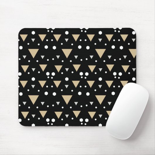 Midnight Geometry Luxe Tie Mousepad (Mit Mouse)