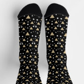 Midnight Geometry Luxe Tie Socken (Oben)