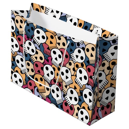 Midnight Ghost Große Geschenktüte (Vorderseite Schrägansicht)